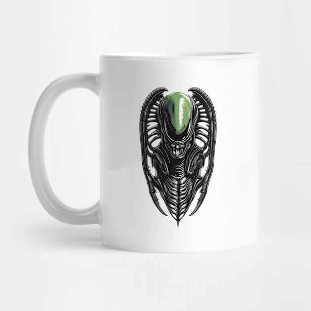 The green Xenomorph by AlienCollectors